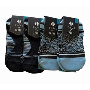 TAVI Sport Sock Bundle 4 Pair Small Parker Breezy Racer Ultra Lite Arch Support